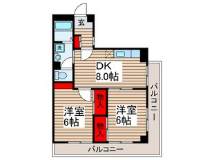 ＡＤＶＡＮＣＥ矢作の物件間取画像